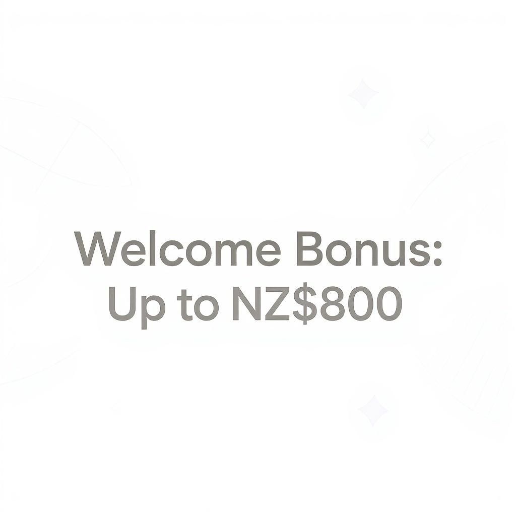 Welcome Bonus: Up to NZ$800 Welcome Bonus: Up to NZ$800